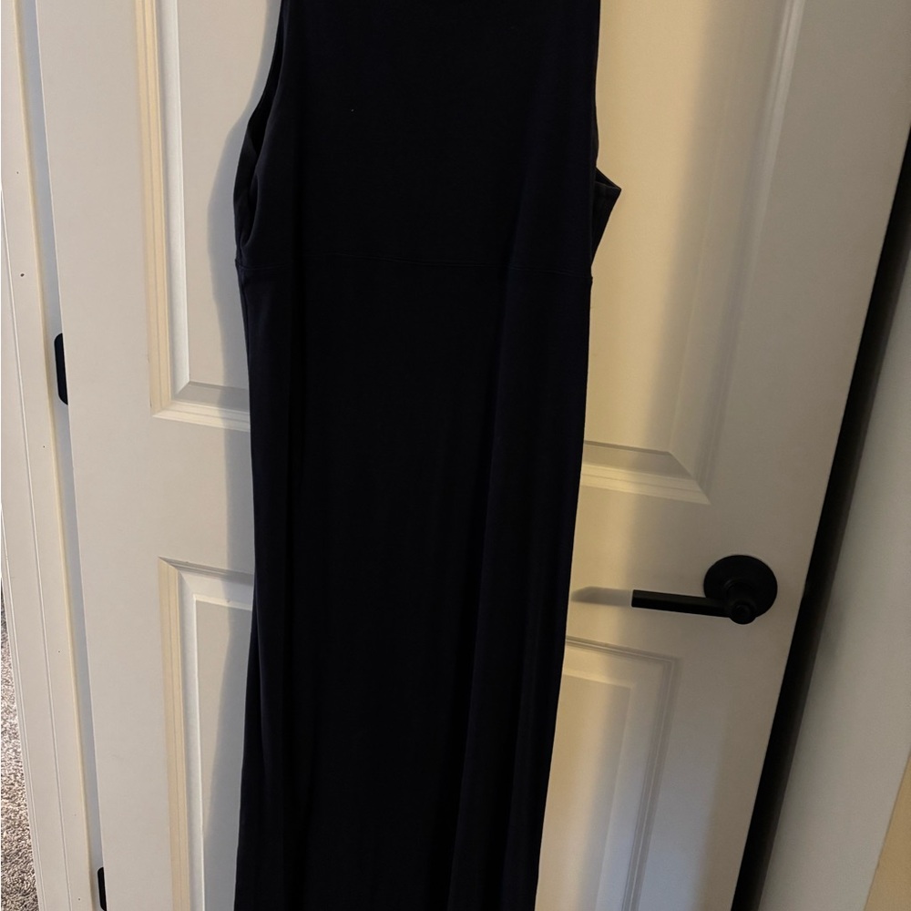 Ralph Lauren Sleeveless Navy Maxi Dress
